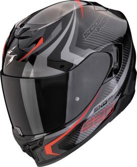 Scorpion Integralhelm Exo-520 Evo Air Terra Schwarz-Silber-Rot